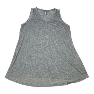 Classic Gray V-Neck Tank Top